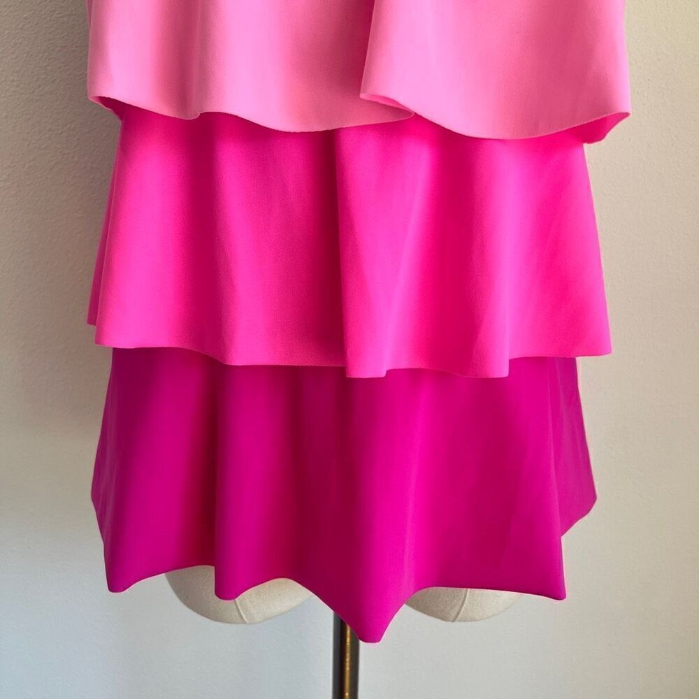 Kim Rogers Ruffled Tankini Top Pink Shades Size  Medium New With Tags - Picture 4 of 14